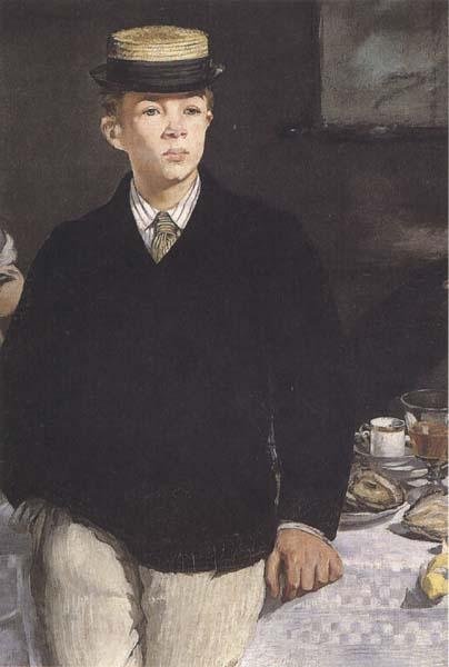 Edouard Manet Le dejeuner dans l'atelier (detail) (mk40)